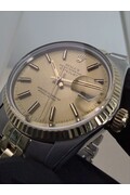 36mm • 1979 Rolex DateJust ref.16013 cal.3035 Champagne Dial 18k Gold Bezel Automatic
